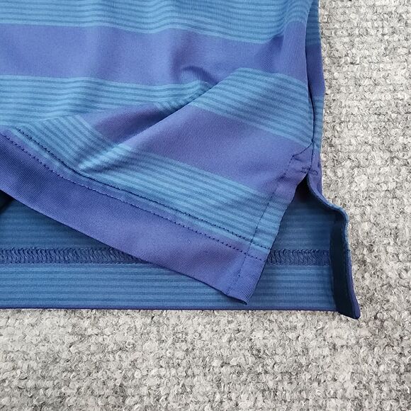 Brooks Brothers Shirt Mens XXL Blue Green Striped Polo Performance Series Golf - Picture 16 of 16